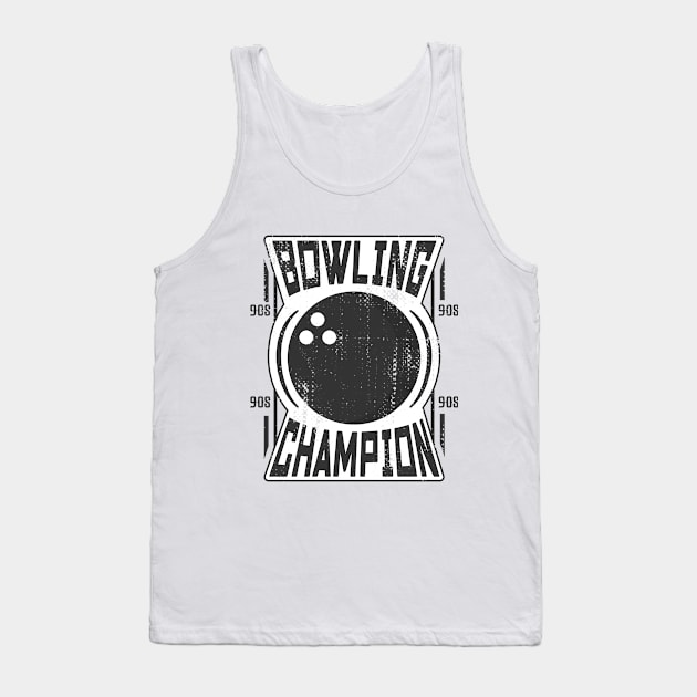 Bowling Champion Tank Top by ArtStopCreative